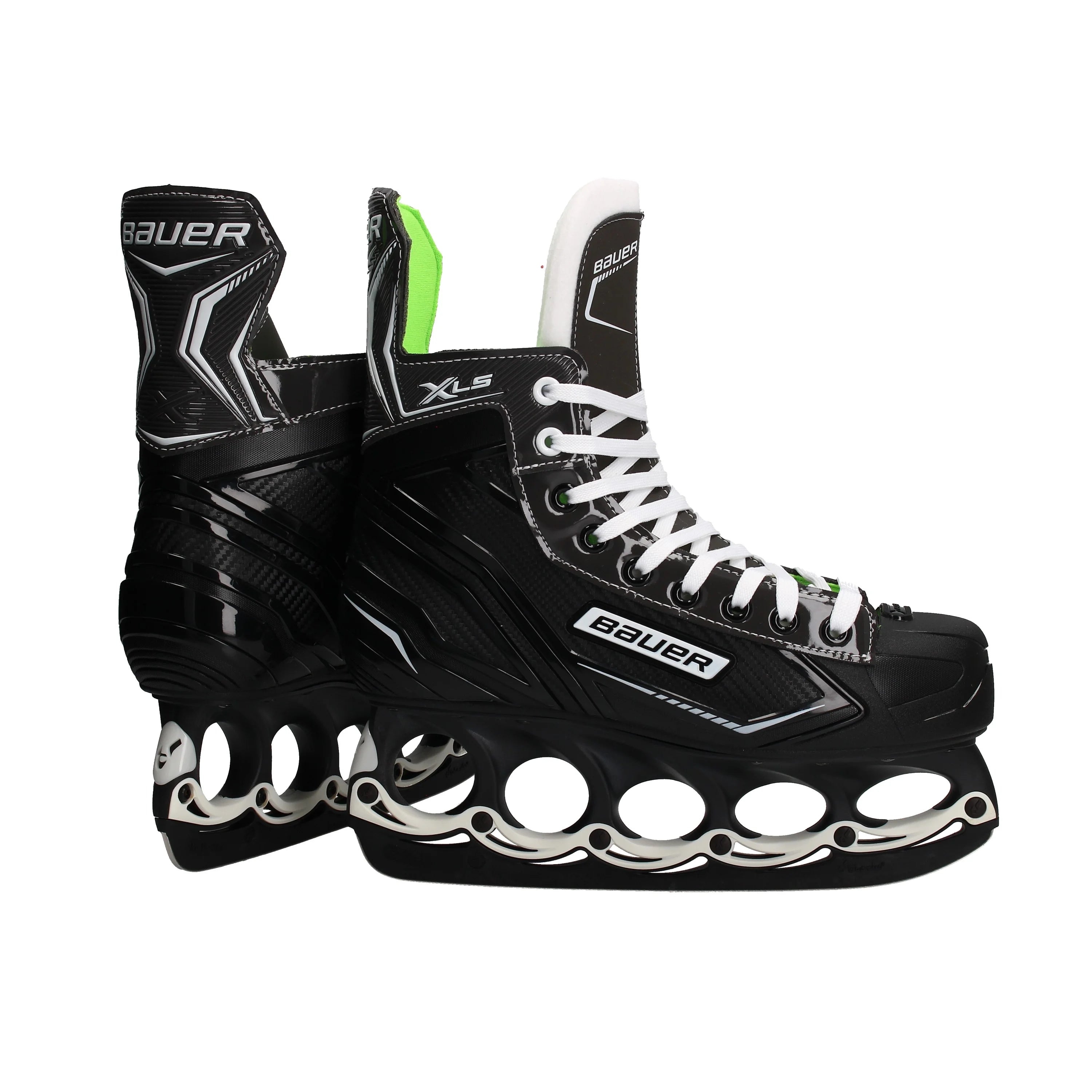 Bauer Vapor XL-S Eishockeyschlittschuhe Black-White mit t-blade Kufensystem Freestyle