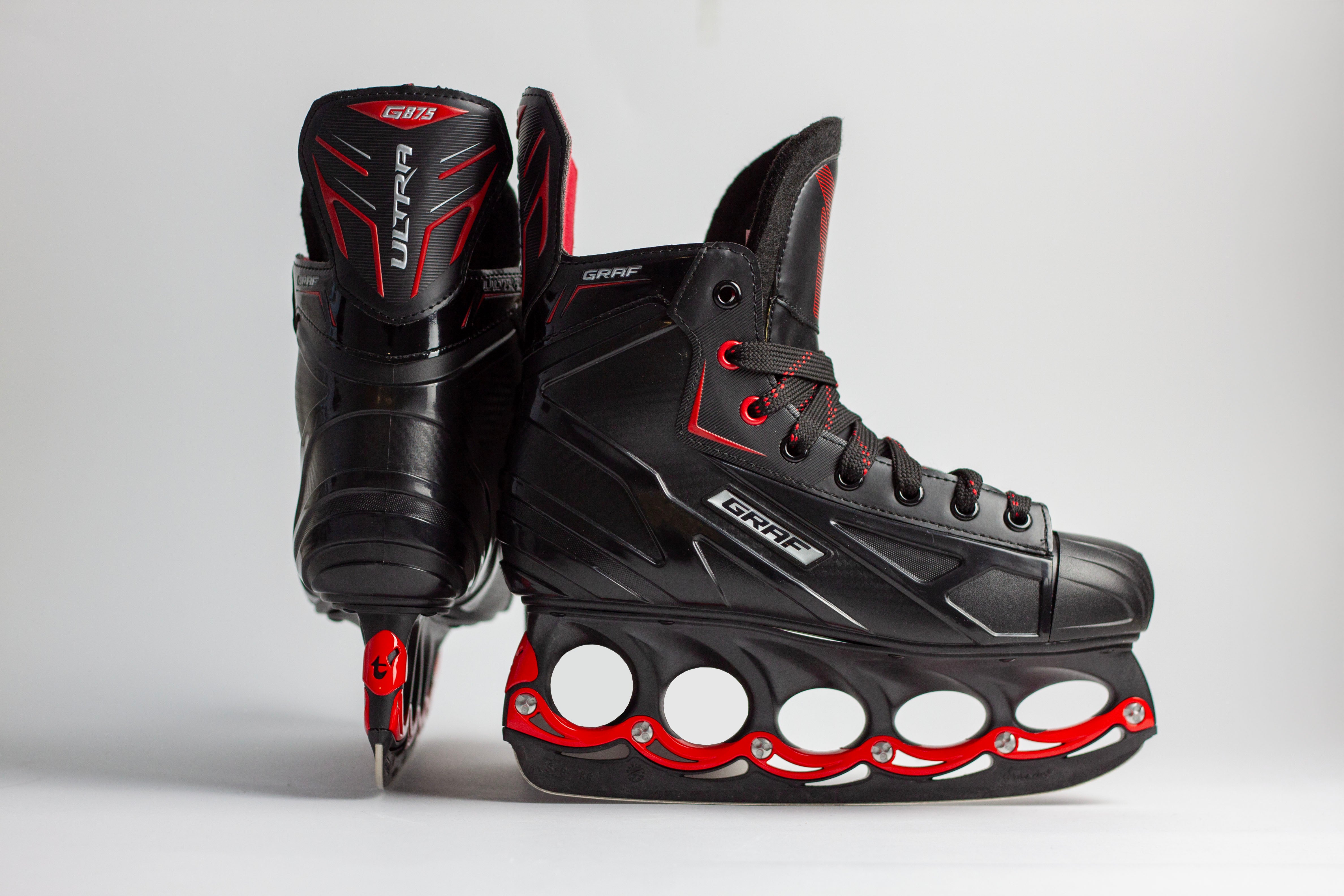 Graf t-blade Schlittschuh Freestyle rot limited edition